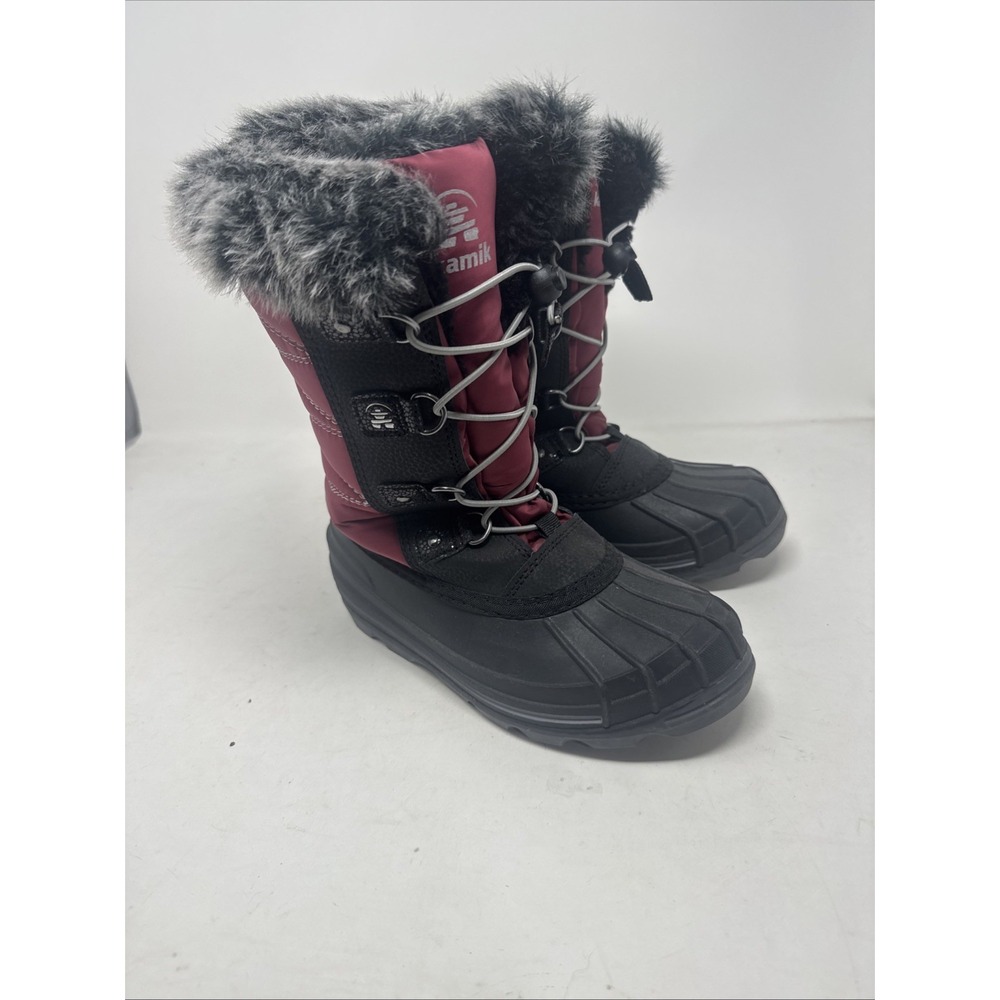Kamik Frosty Lake Kid's Winter Boots, Burgundy, Size 3